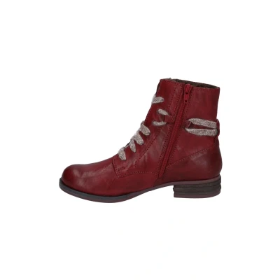 Image of Josef Seibel Sanja 18 Laceup ankle boots, Women&#039;s, Size: 4, Bordeaux Leather