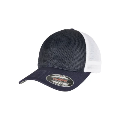 Image of Flexfit Omnimesh 2TONE Cap, Size: S/M, Navy/white