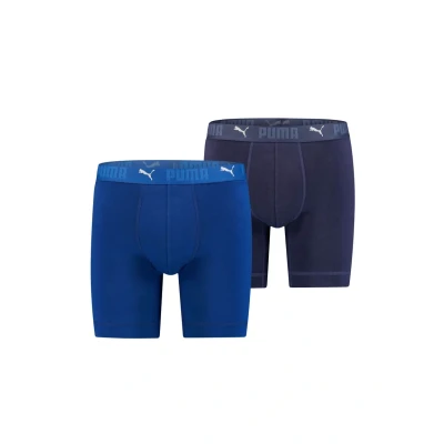 Image of PUMA Men&#039;s BOXER (pack of 2), Blue Combo, S