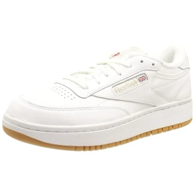 Image of Reebok Classic CLUB C Double Trainers, Women&#039;s, Size: 6, White Leather