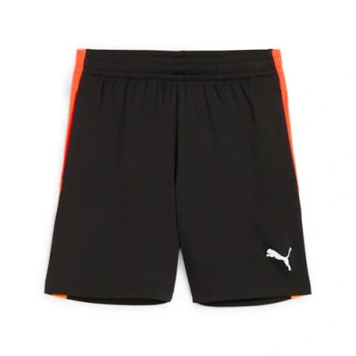 Image of Puma Individualliga Training shorts 2 OPEN Pockets Unisex Sports for kids, Size: 6y (5 6y), Black/heat fire