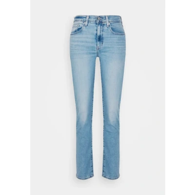 Image of Levi&#039;s 724 HIGH RISE Straight Chicory Coffee leg jeans Blue wave light indigo, Women&#039;s, Size: 25x30, indigo