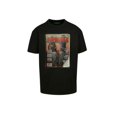Image of Upscale by Mister Tee Unisex Magazine Print Tshirt, Size: Large, Black