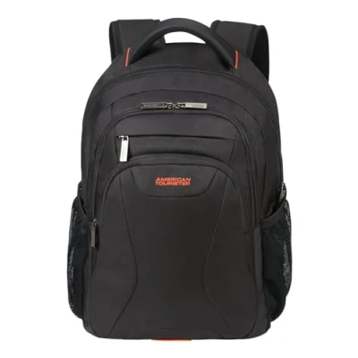Image of American Tourister AT Work 17.3 Zoll Laptoprucksack, 52 cm, 34 L, Schwarz/Orange (Black/Orange)