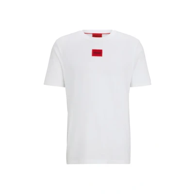 Image of HUGO Diragolino Basic Tshirt, Men&#039;s, Size: XS, White