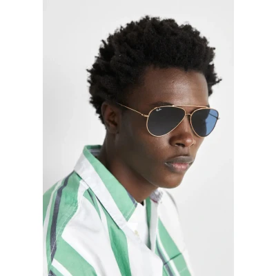 Image of Ray Ban Aviator Reverse Unisex Sunglasses, Size: 59, Rosegold