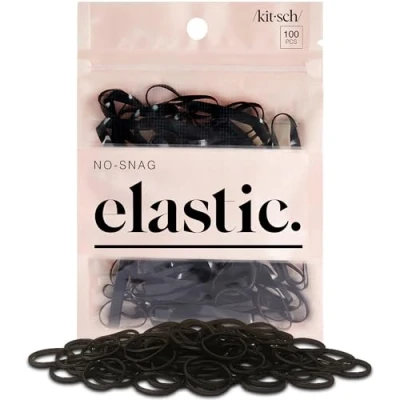 Image of Kitsch No Snag Elastics (Various Colours) Black