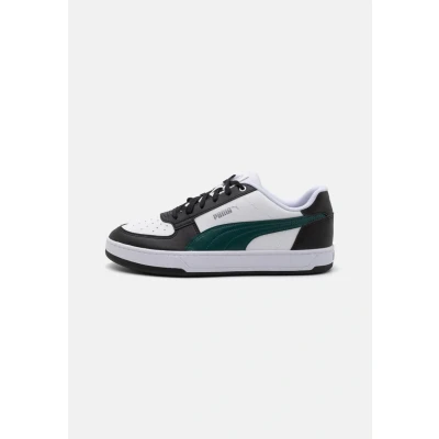 Image of Puma Caven Unisex Trainers, Size: 4, White/dark myrtle/black shoes