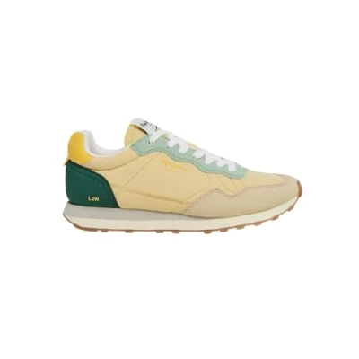 Image of Pepe Jeans Natch Basic Trainers, Women&#039;s, Size: 5, Light yellow Textile/synthetics