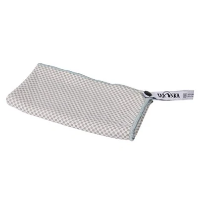 Image of Tatonka Travel Towel Bamboo S (40 x 80 cm) Ultra Light, Extremely Absorbent, Quick Drying, Antibacterial and Odour Neutralising Includes Packing Bag Grey)