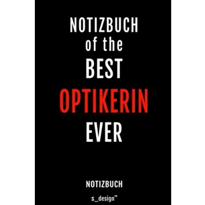 Image of Notizbuch für Optiker / Optikerin: Originelle Geschenk Idee [120 Seiten gepunktet Punkte Raster blanko Papier]