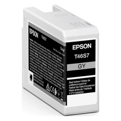 Image of Epson T46S7 grey ink cartridge (original Epson)