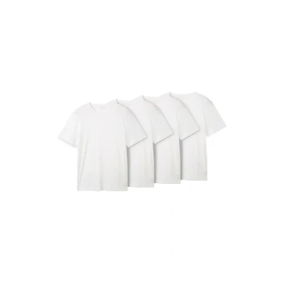 Image of TOM Tailor 4 PACK Basic Tshirt, Men&#039;s, Size: XXL, White