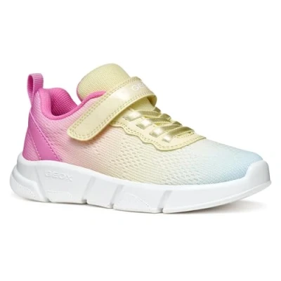 Image of Geox ARIL GIRL Trainers multicoloured for kids, Size: 3, Multi coloured Textile/synthetics