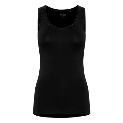 Image of ICHI Ihzola TO Top, Women&#039;s, Size: XS, Black