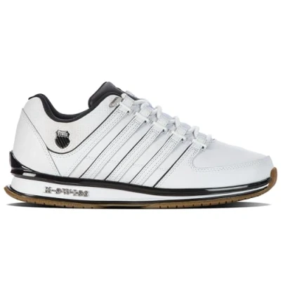 Image of K SWISS Trainers, Men&#039;s, Size: 10.5, White Leather