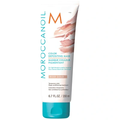 Image of Moroccanoil Color Depositing Mask 200ml (Various Shades) Rose Gold