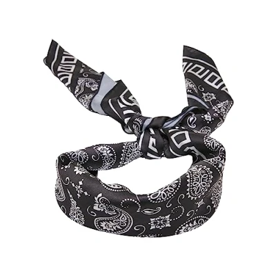Image of Urban Classics Accessoires BIG Pattern Foulard, Size: One Size, Black bandana aop
