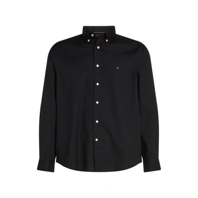 Image of Tommy Hilfiger CORE FLEX Solid Shirt Shirt, Men&#039;s, Size: XS, Black