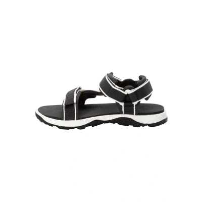 Image of Jack Wolfskin Seven SEAS 3 Unisex Walking sandals for kids, Size: 11K, Black Textile