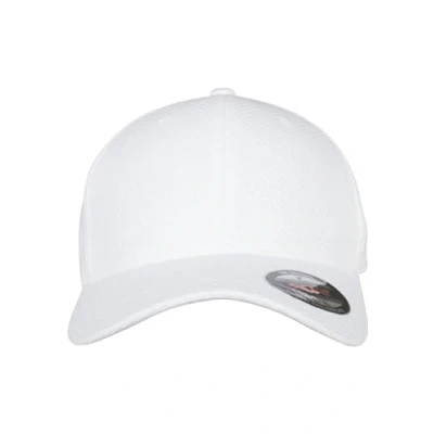 Image of Flexfit 3D Hexagon Cap, Size: S/M, White