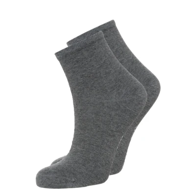 Image of Tommy Hilfiger Women Casual Short SOCK 2 PACK Socks, Women&#039;s, Size: 6 8, Middle grey melange