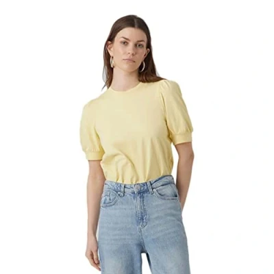 Image of Vero Moda Women&#039;s Shirt, Lemon Meringue, XL