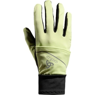 Image of Odlo Sports Gloves Men Women Intensity Cover Safety Light I Cycling Running
