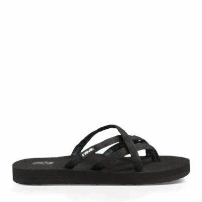 Image of Teva Olowahu Tbar sandals, Women&#039;s, Size: 3.5, Black Textile