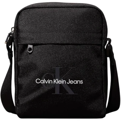 Image of Calvin Klein Jeans Essentials Reporter Across body bag, Men&#039;s, Size: One Size, Black