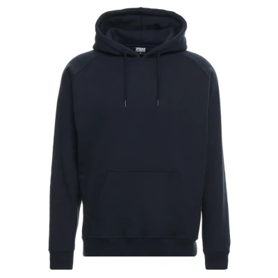 Image of Urban Classics Blank Hoody Hoodie, Men&#039;s, Size: Small, Dark blue