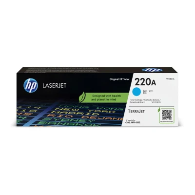Image of HP 220A Cyan Original LaserJet Toner Cartridge