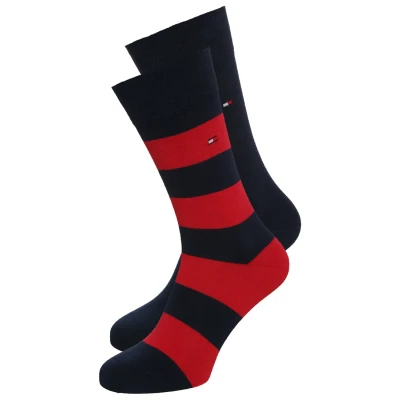 Image of Tommy Hilfiger MEN Rugby SOCK 2 PACK Socks, Men&#039;s, Size: 6 8, original