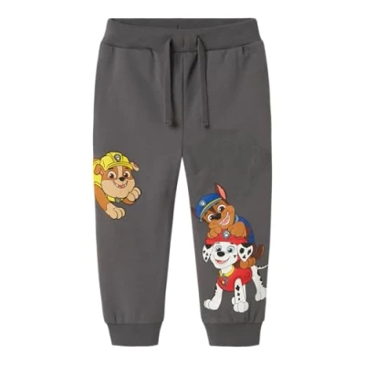 Image of Name it mini Boys Nmmjonce Paw Nreg SWE Pants Unb Cplg, Lava Smoke, 92