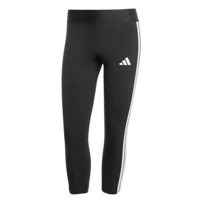 Image of adidas Women&#039;s Essentials 3 Stripes Leggings 3/4 Length Tights