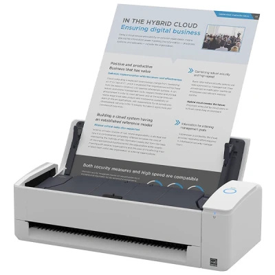Image of ScanSnap iX1300 Automatic Document Scanner White Business Card to A4, Duplex, USB 3.2 and WiFi