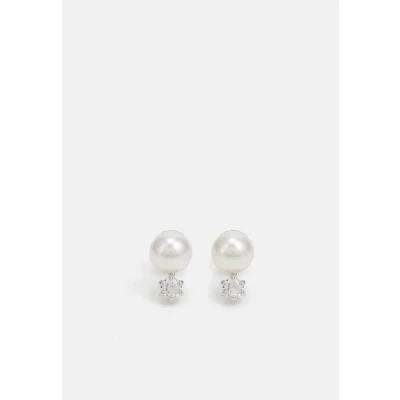 Image of Swarovski Matrix Studs Earrings, Women&#039;s, Size: One Size, White