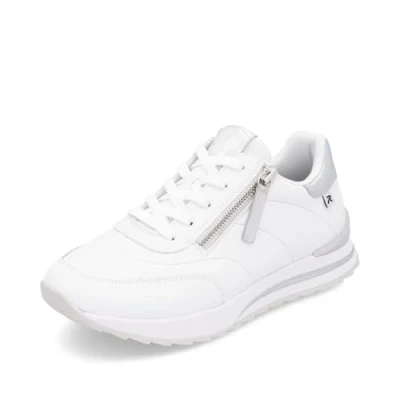 Image of Rieker Trainers sportwhitewhite (w240280), Women&#039;s, Size: 4, Sportwhite white (w2402 80) leather and imitation