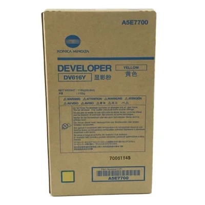 Image of Original Konica Minolta A5E7700 / DV616Y, Premium, Black, Yellow, 850,000 Pages