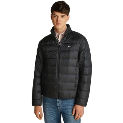Image of Tommy Jeans Jacket Down jacket, Men&#039;s, Size: 36/38, Black