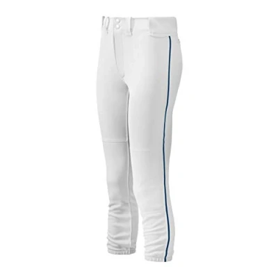 Image of Mizuno Women&#039;s Belted Piped Pant S White Red