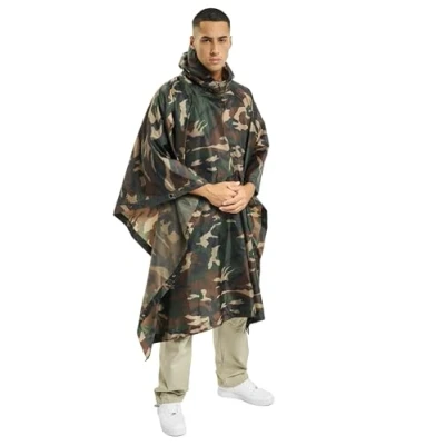 Image of Brandit Poncho Waterproof jacket, Men&#039;s, Size: One Size, Woodland
