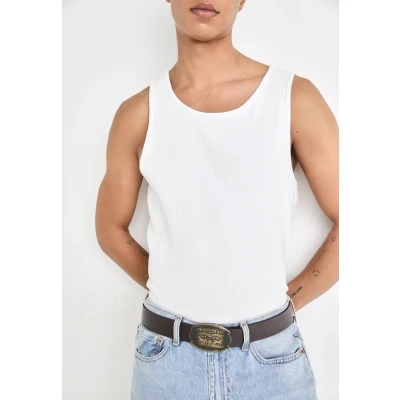 Image of Levi&#039;s Billy Plaque BELT Belt, Men&#039;s, Size: 34, Java