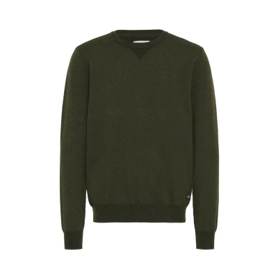 Image of BLEND Men&#039;s Knit Pullover Sweater, 190414/Forest Night, M