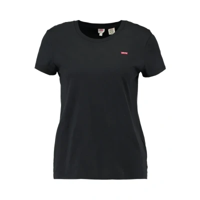 Image of Levi&#039;s Perfect TEE Basic Tshirt, Women&#039;s, Size: XXS, Black