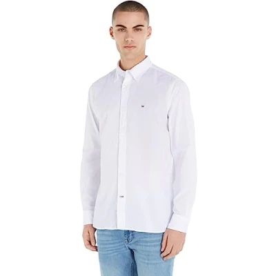 Image of Tommy Hilfiger Men&#039;s Casual Shirts, White, XXL