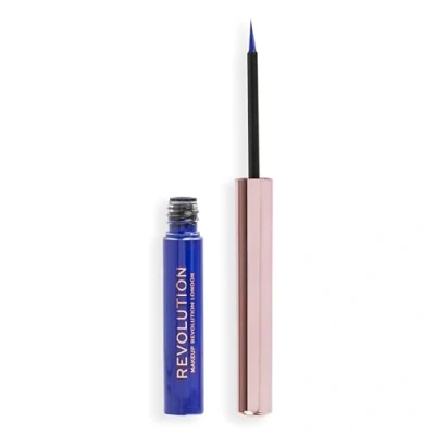 Image of Revolution Super Flick Liquid Eyeliner 2.4ml (Various Shades) Blue