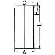 Image of Repair Set, piston/sleeve KOLBENSCHMIDT 99339960