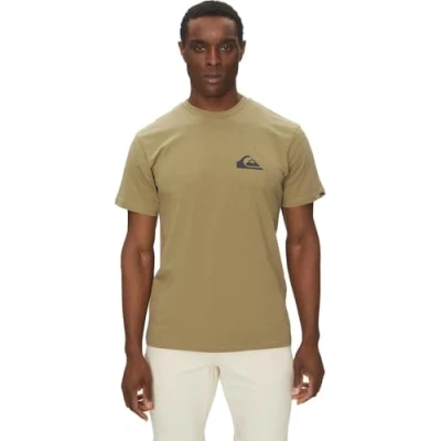 Image of Quiksilver MINI LOGO Unisex Print Tshirt, Size: XS, Khaki