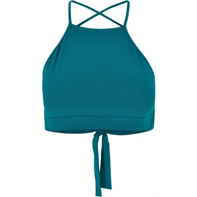 Image of Urban Classics Triangle Top, Women&#039;s, Size: 5XL, Watergreen